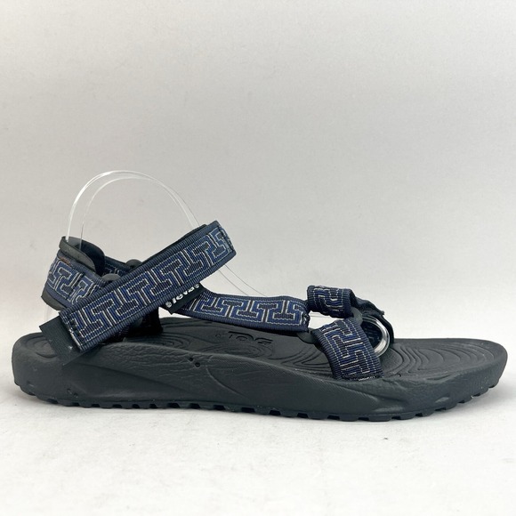 Teva Mens 11 Hurricane Sandals Shoes Navy Aztec Hiking Outdoor Strappy Water - Picture 1 of 9